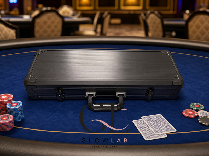 Покерний набір PokerStars на 500 керамічних фішок у кейсі з картами, блайндами та килимком pokerstars500 фото
